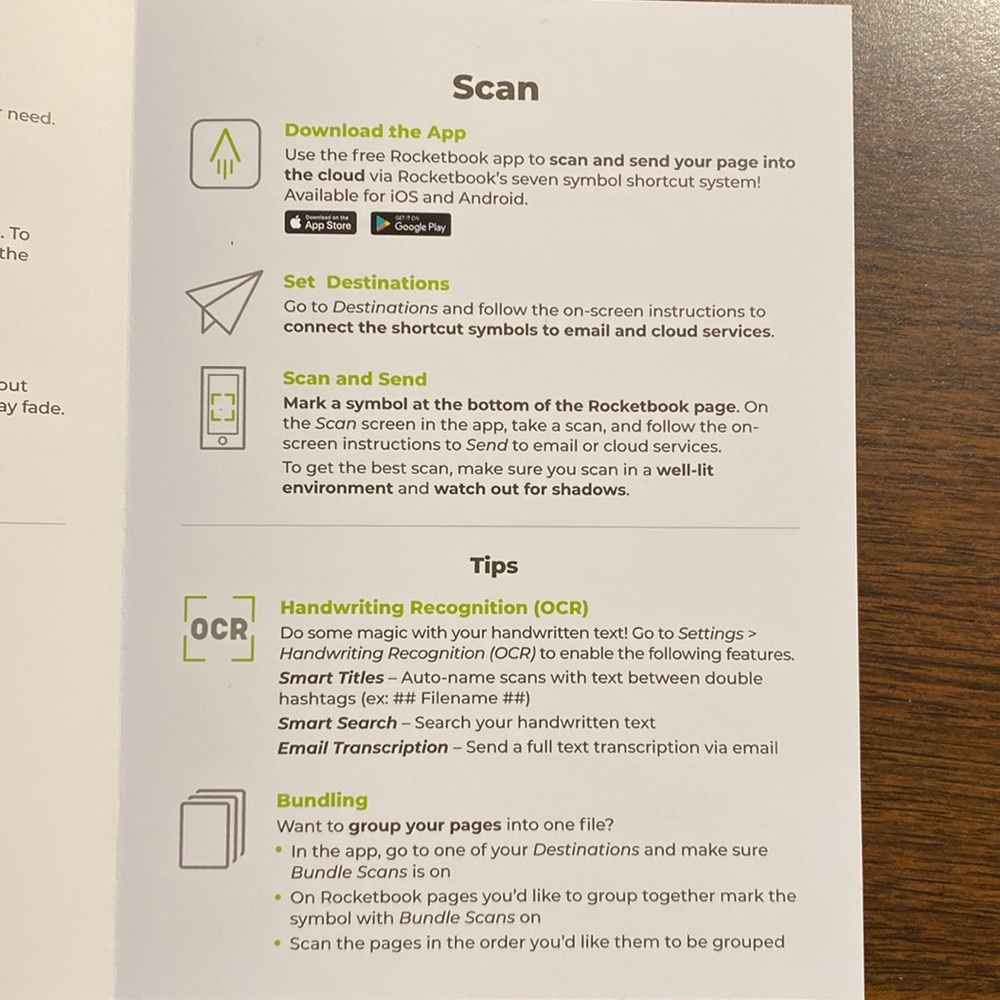 Rocketbook Core reusable notebook - Picture 4 of 5